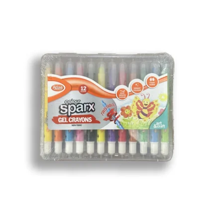 Atlas Color Sparx Gel Crayons - 12 Colors