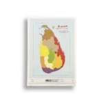 SchoolMate Colored Sri Lankan Map - Districts and Provinces - 05pcs